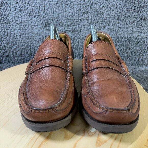 Mephisto Cap Vert Penny Loafers Mens Size 7.5 Brown Leather Made in Portugal - Picture 2 of 9